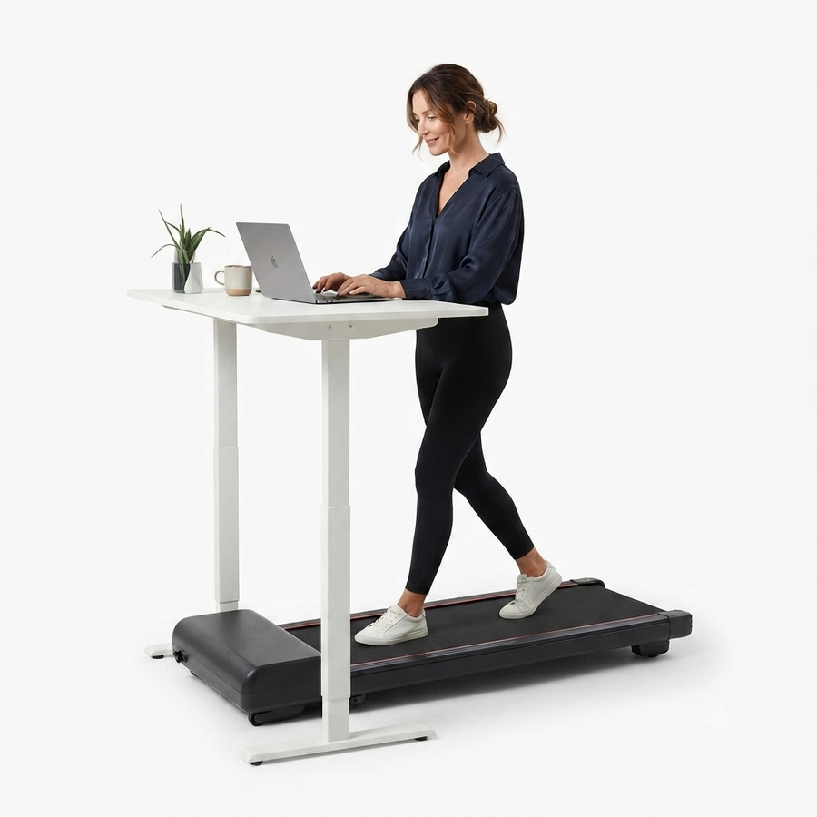 Tapis de course pliable Fitmovéa U18F replié rangement