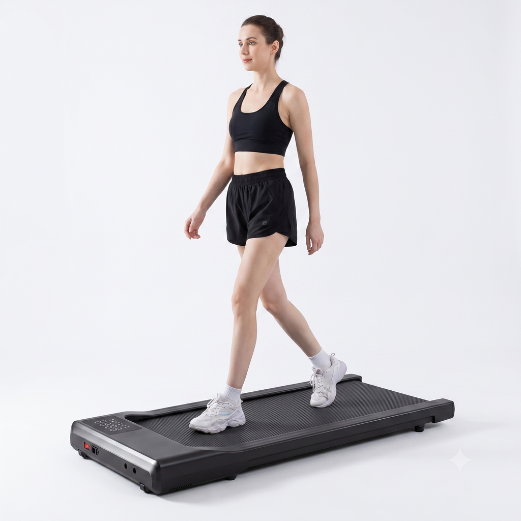 Tapis de marche plat Fitmovéa walking pad vue d'ensemble