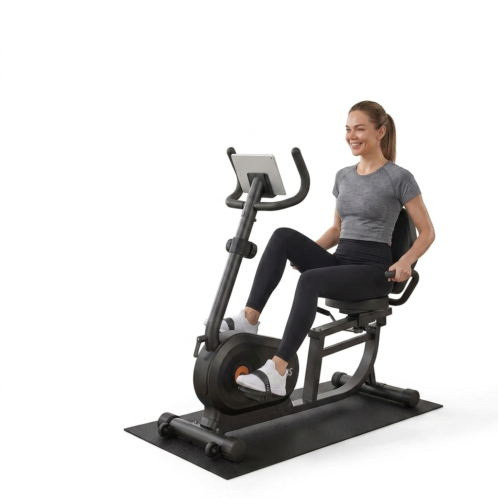 Vélo semi-allongé Fitmovéa dossier confort position assise